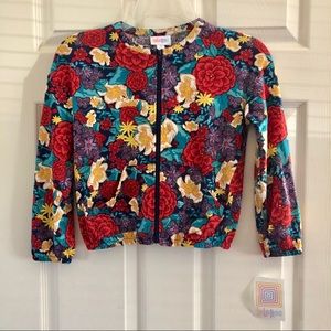 LuLaRoe girl’s Monroe jacket 10 NWT zip up